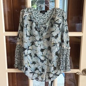 Karen Kane Chiffon Blouse